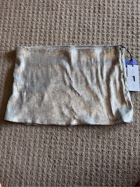 Silver Sequin Mini Skirt